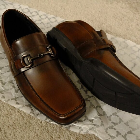 Kenneth Cole Reaction Mens Loafers US 8.5 Med Brown NIB main image 12